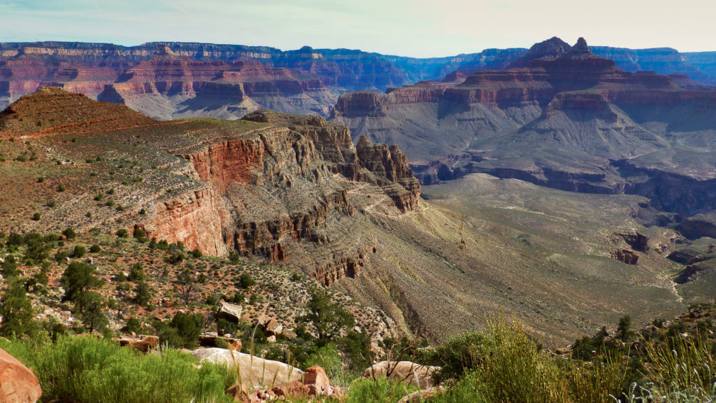Zwischen Cedar Ridge und Skeleton Point, Trekking am Grand Canyon