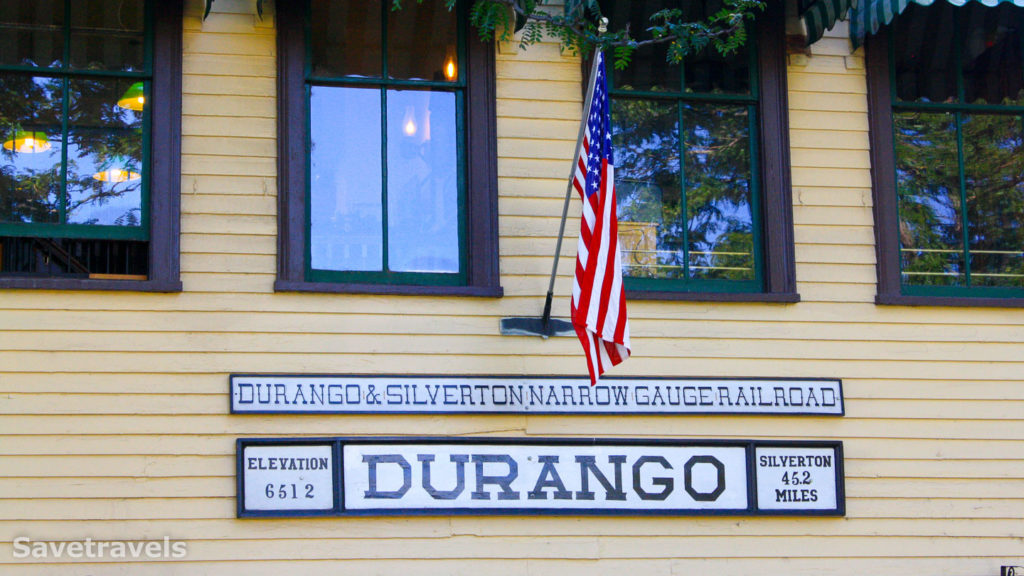 Der kleine Bahnhof in Durango
