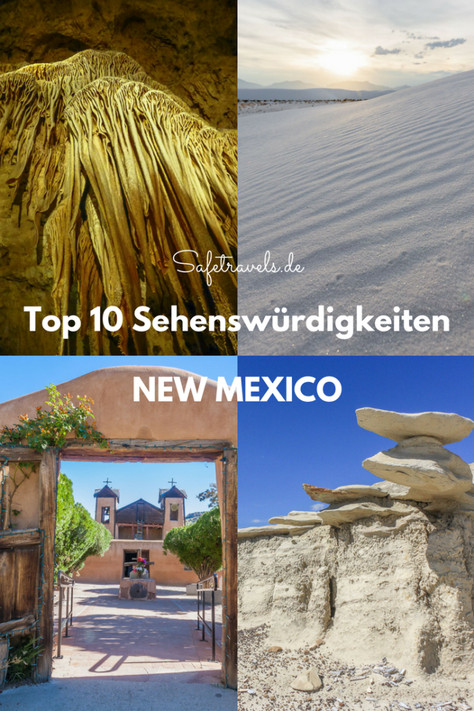 Top 10 Sehenswürdigkeiten New Mexico Pin