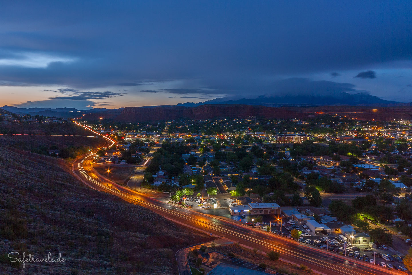 Cottonwood Canyon Wandern in den Red Cliffs bei St. Utah
