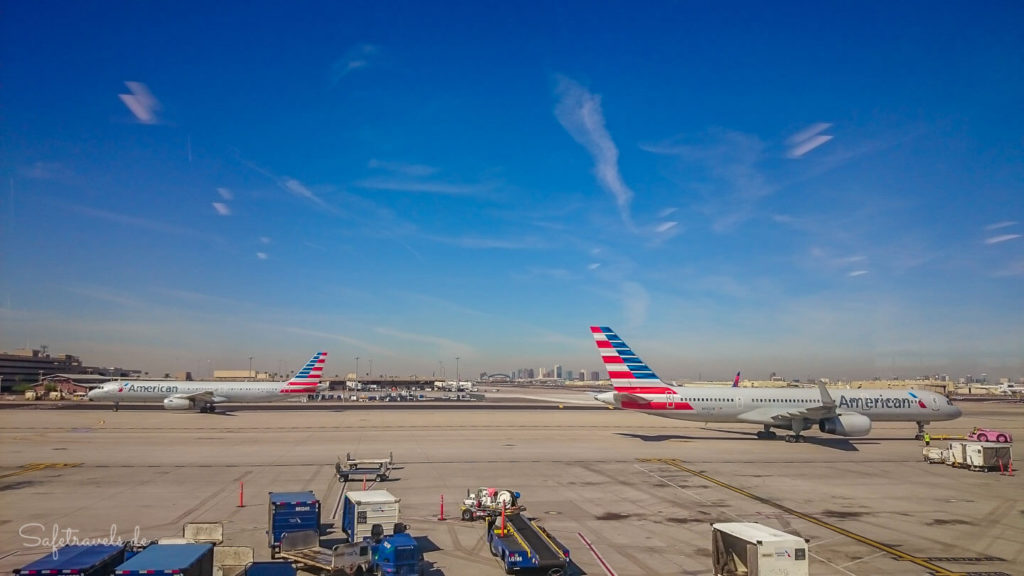 Am Flughafen in Phoenix