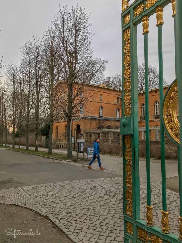 Eingang zum Park Sanssouci in Potsdam