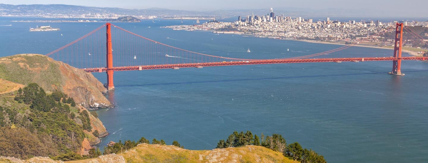 San Francisco Hawk Hill Golden Gate Blog Titel