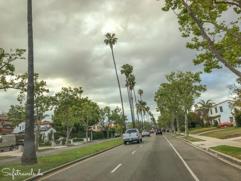 Typische Straße Beverly Hills