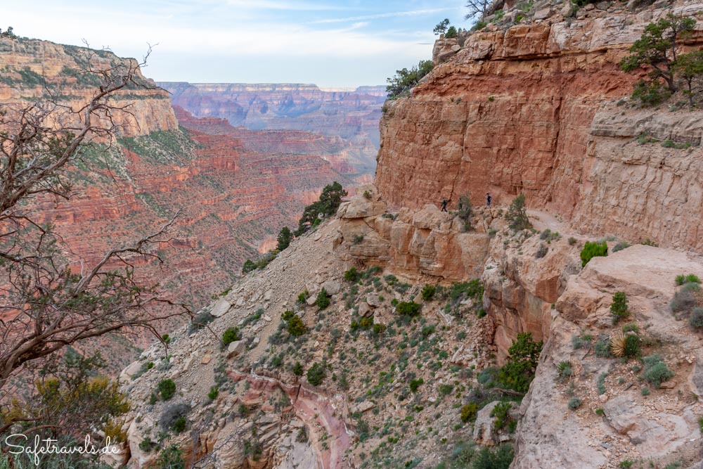 Grand Canyon Wanderung - Aufstieg auf dem South Kaibab Trail