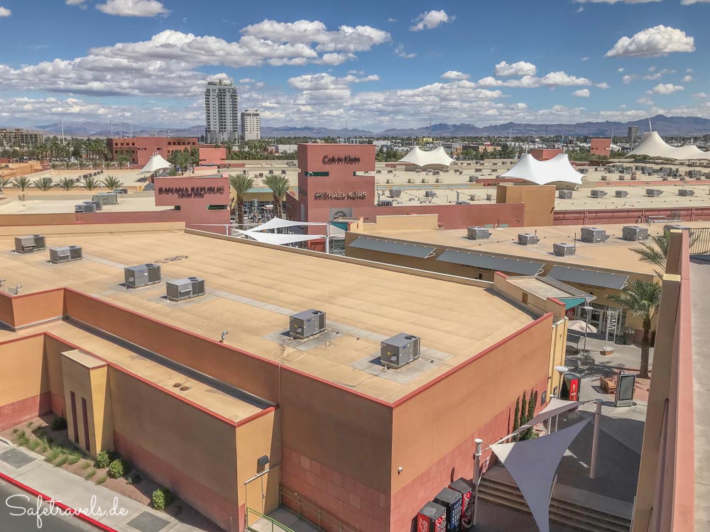 Las Vegas Premium Outlets North - Blick über die Dächer