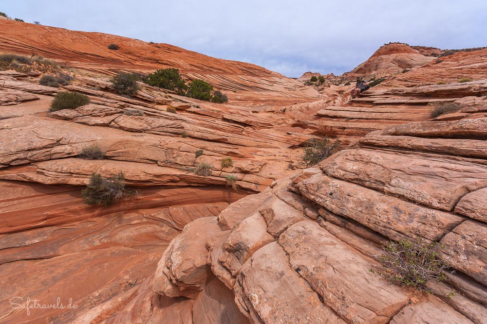 Mittagspause in einsamer Umgebung - Unnamed Canyon - Grand Staircase Escalante