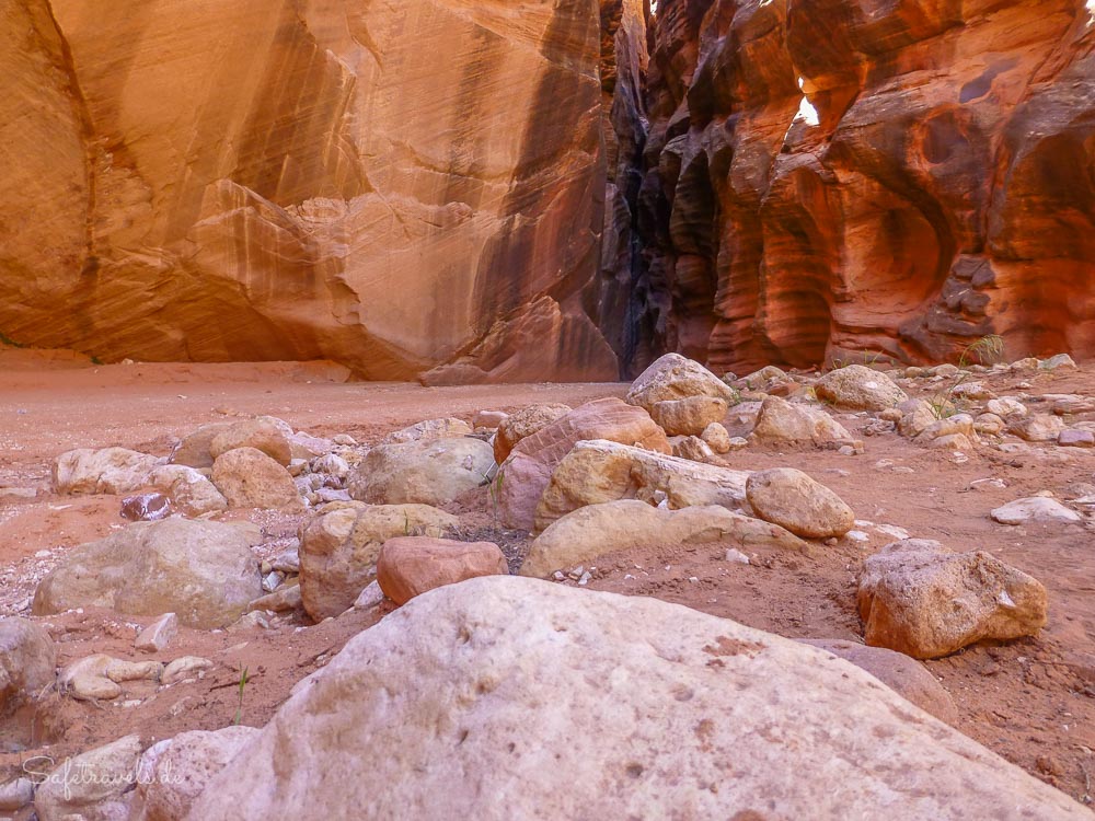 Blick Richtung Wire Pass Slot Canyon
