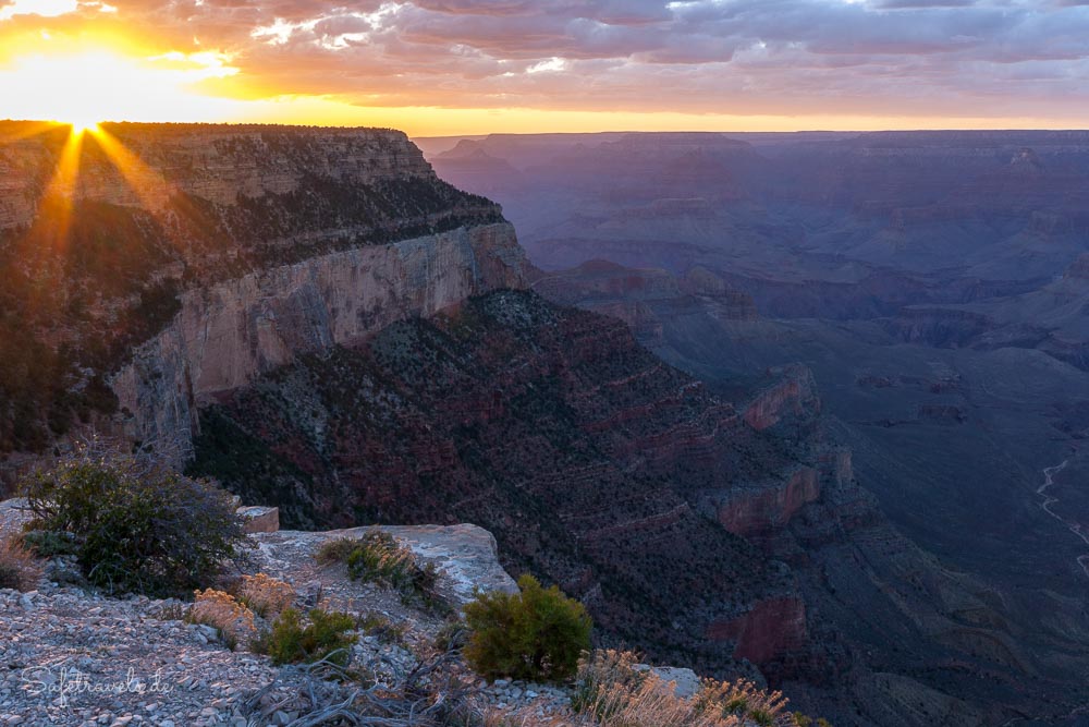 Grand Canyon South Rim Sonnenuntergang