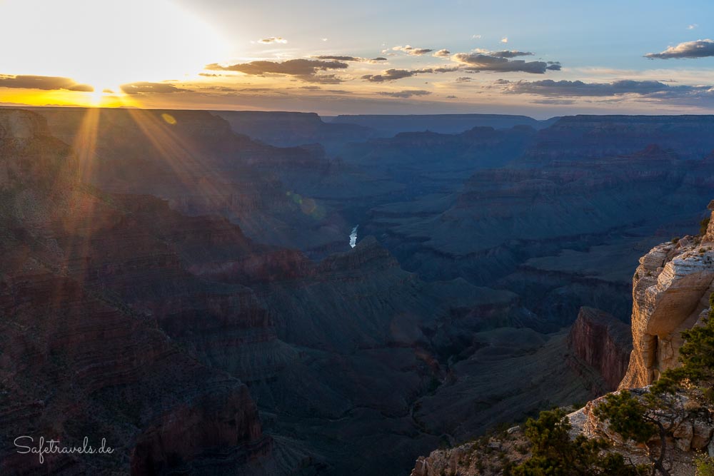 Grand Canyon Sonnenuntergang - South Rim