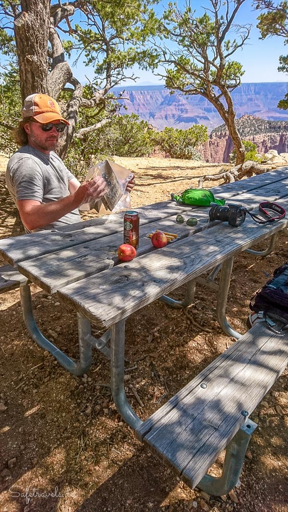 Picknick am Cape Royal - Grand Canyon North Rim