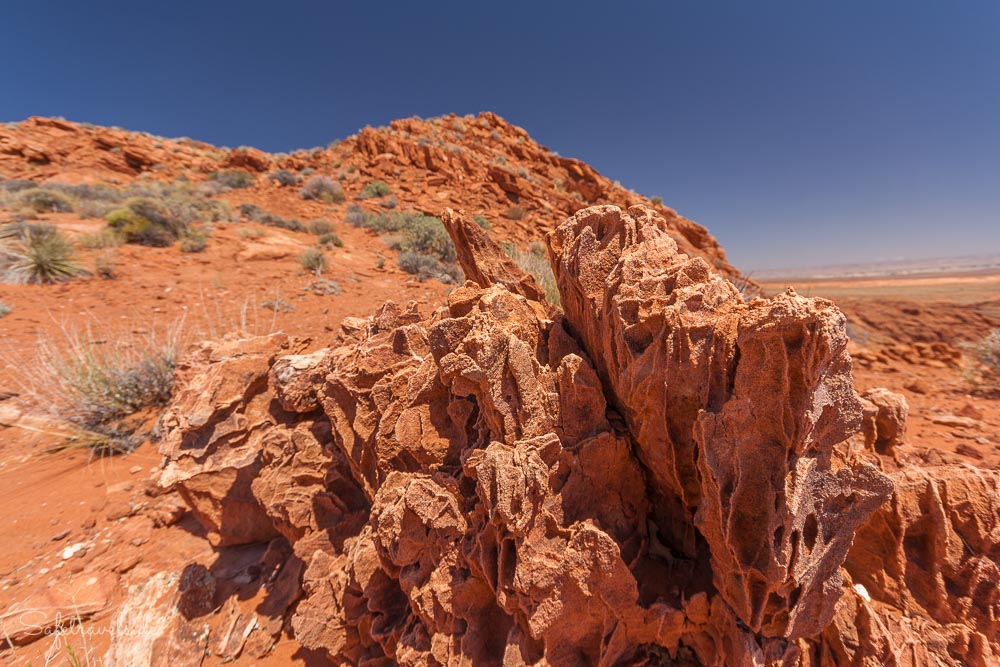 Sandsteinformation auf dem Plateau