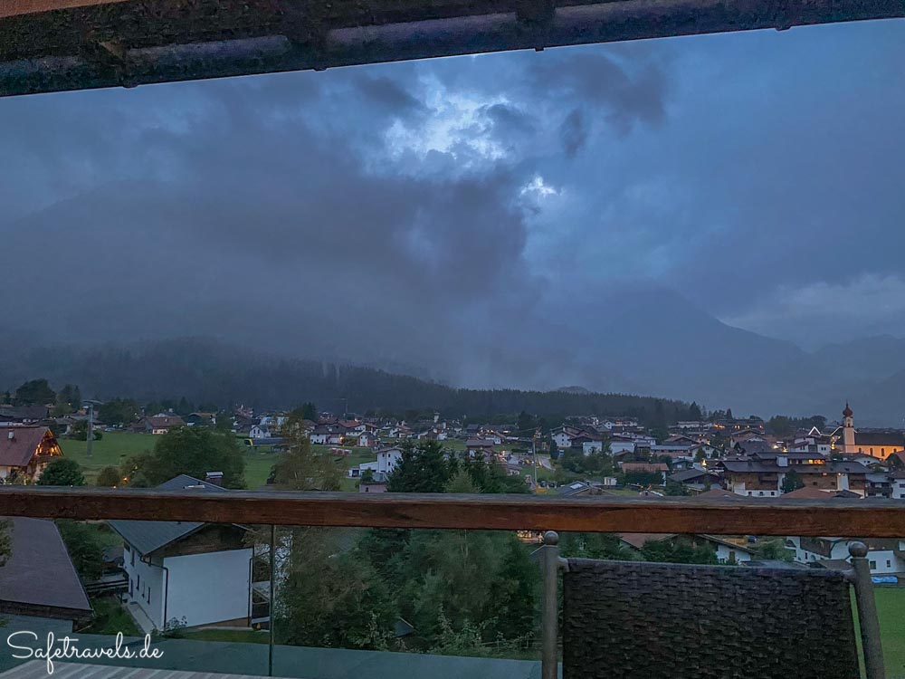 Blick vom Balkon - Villa Buchenhain