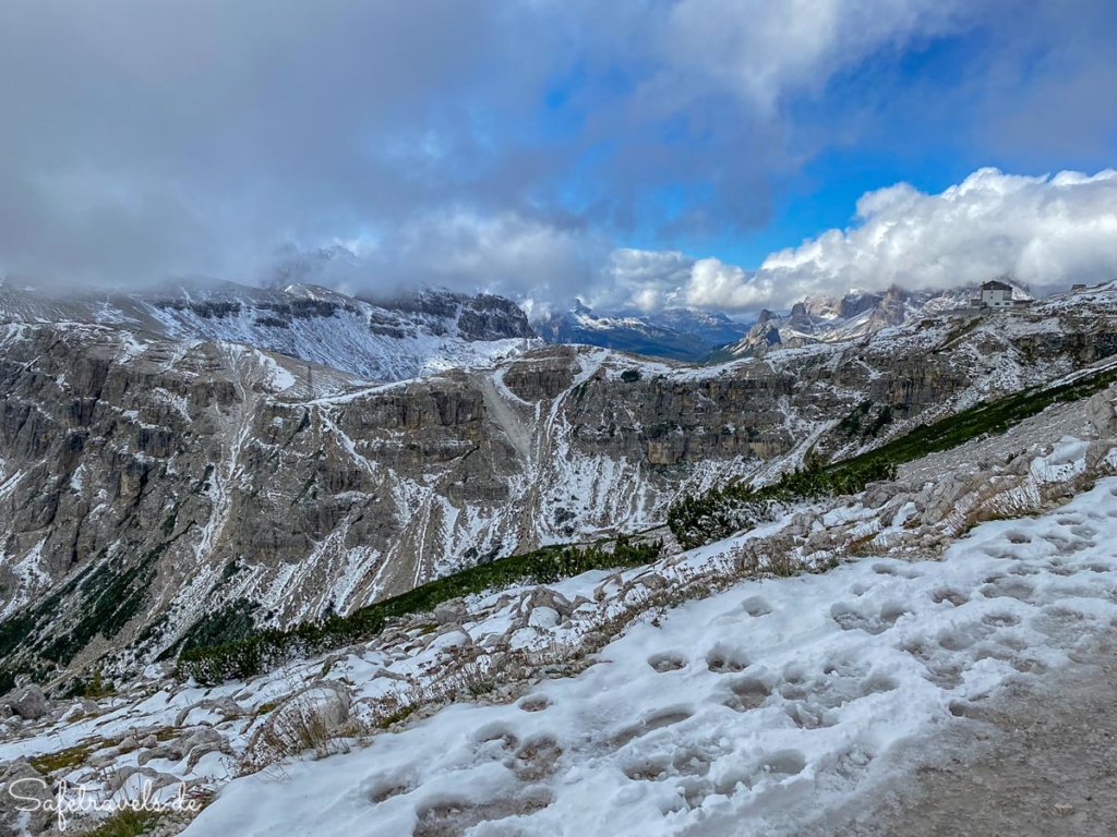 Blick zur Auronzohütte - Dolomiten
