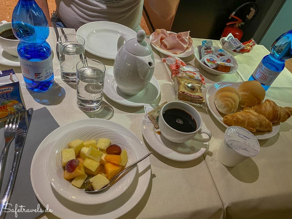 Frühstück im Hotel Tiziano - Venedig