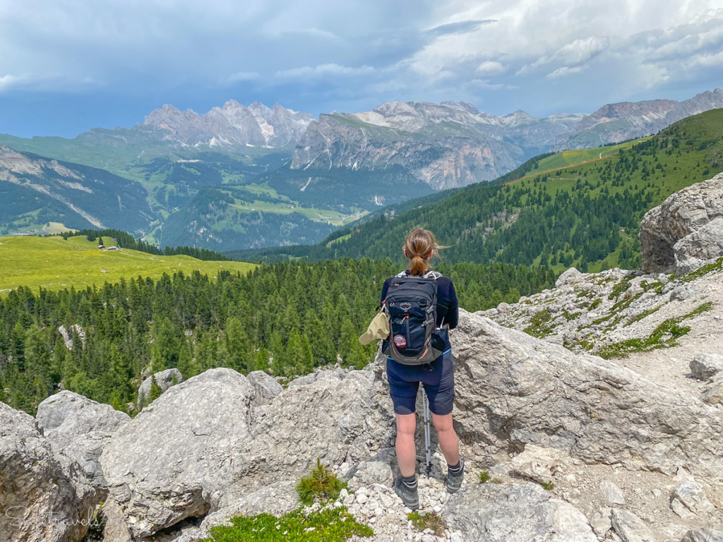 Wandern in den Dolomiten - Gewitter im Sommer