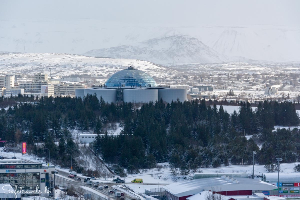 Blick auf Perlan - Reykjavik