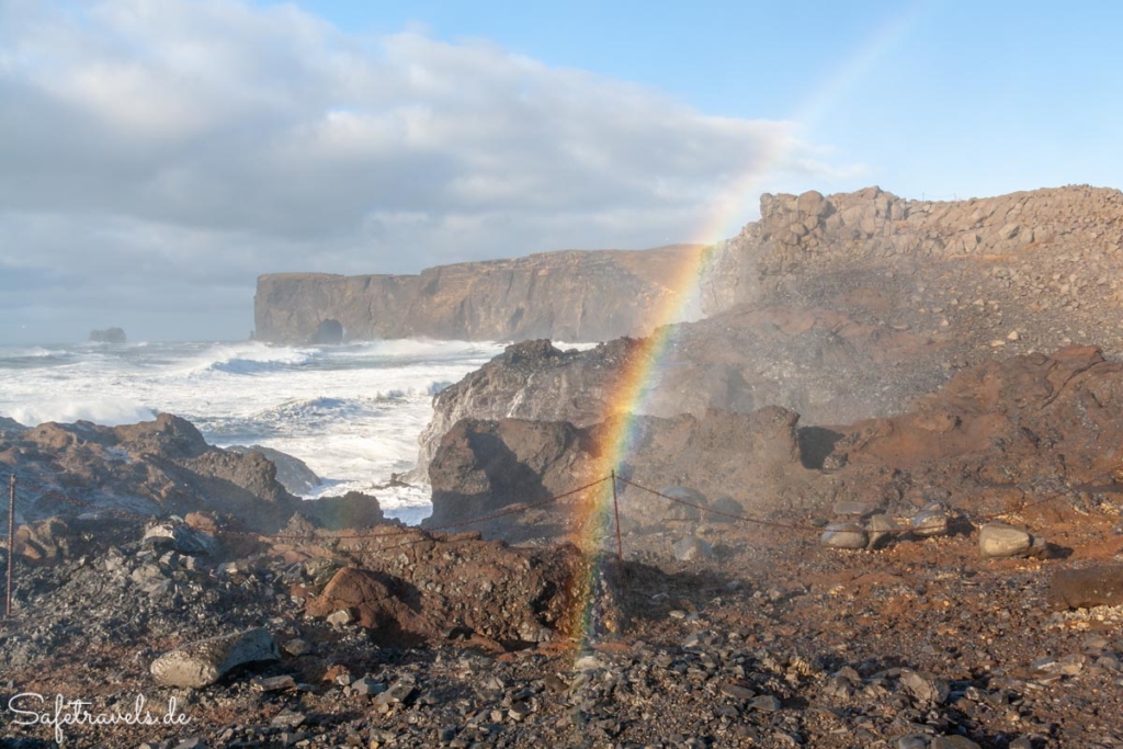 Kap Dyrhólaey - Island - Regenbogen