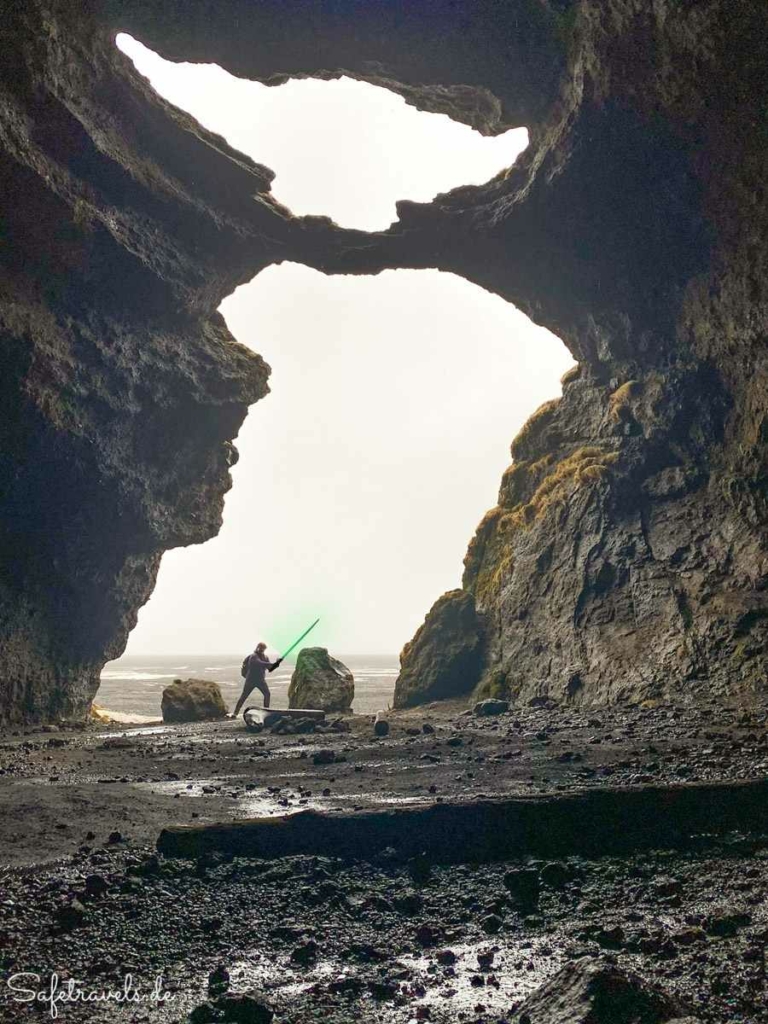 Yoda-Höhle - Island - Lichtschwert