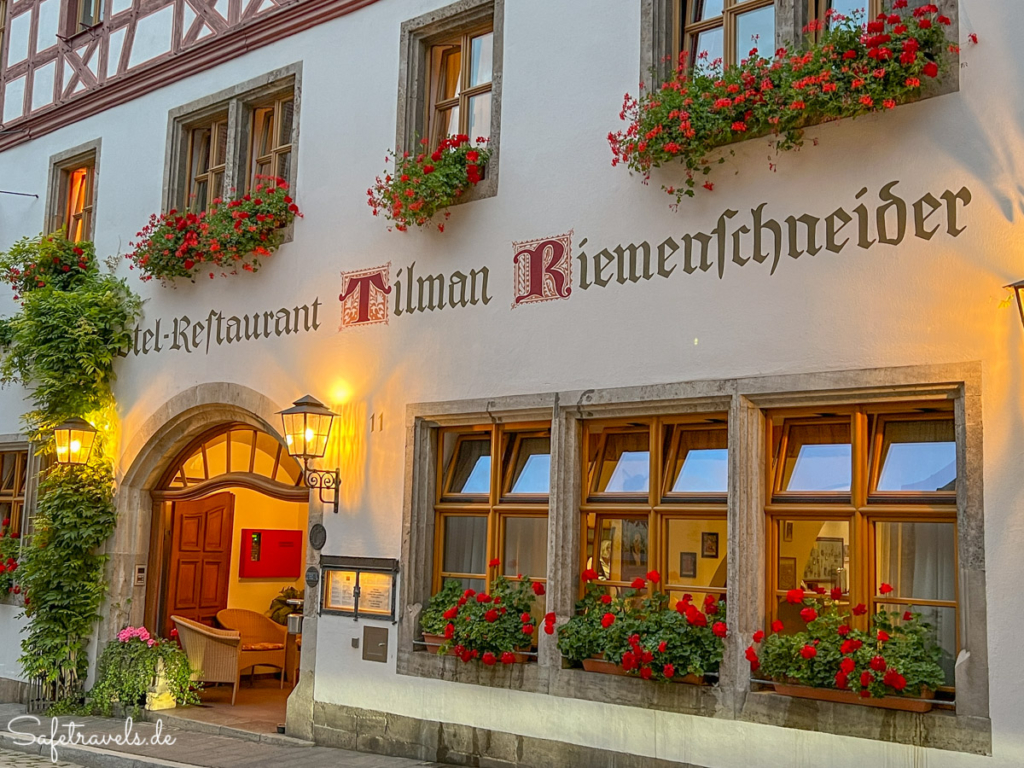 Hotel Tilman Riemenschneider in Rothenburg ob der Tauber - Übernachten mit Hund